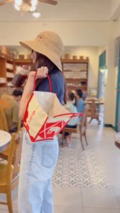 กระเป๋าถืออเนกประสงค์ กระเป๋าทัณฑสถานปากบาน SCG (Size S) สต๊อกแป้ง