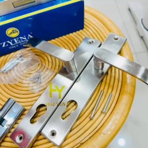 Khóa tay gạt ZYENA 6709 inox 201 dành cho cửa nhôm cửa gỗ cửa sắt đố 3x6 hệ 700