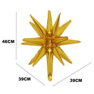 Balon BINTANG 4D / Balon Foil Explosion Star