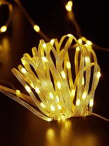 New Upgrades Christmas Light String With Remote USB IP65 Waterproof Leather Wire LED Fairy Lights