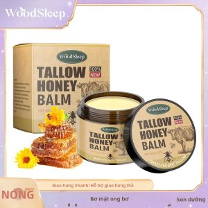 woodsleep | Kem Dưỡng Ẩm Từ Mỡ Bò Hữu Cơ Và Mật Ong Hấp Thụ Nhanh Từ Bò Ăn Cỏ Dùng Được Cho Cả Nam Và Nữ Kem Dưỡng Mặt Và Toàn Thân 60g