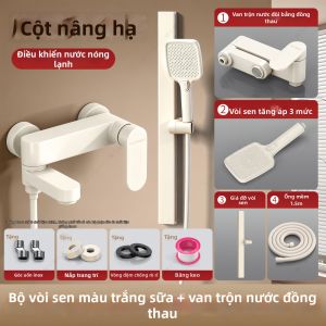 YALANDENG | Bộ Dụng Cụ Tắm Kiểu Kem Không Có Vòi Phun Trên