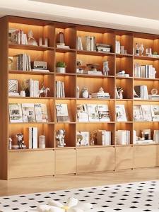 Custom Solid Wood Oak Bookshelf