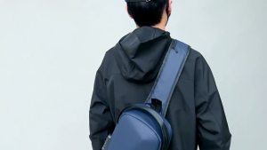 Waterproof Hard Shell Sling Backpack with USB Charging Anti-theft Chest Bag for Men Women Breathable Padded Strap Comfortable Handle Crossbody Bag Multi-pocket Sling Bag for Tablet Durable Daypack for Commuting Travel Hiking Cycling Work