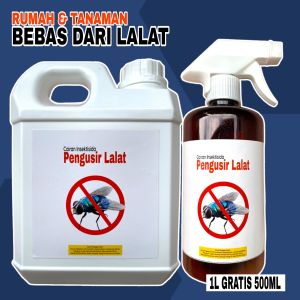 PENGUSIR LALAT Paling Ampuh 100% | bahan Alami 1 Liter Gratis 500ml
