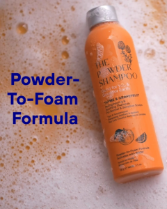 The Powder Shampoo Energising Body Foam Wash For All Skin Types - Lemongrass & Ginger - Full Size/Travel Size/Refill