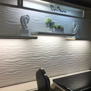 3D Họa Tiết Sóng Tự Dính Decal Dán Tường Chống Nấm Mốc Chống Ẩm Giấy Dán Tường Phòng Ngủ Trang Trí Nhà Phong Cách Hiện Đại Chống Thấm Nước
