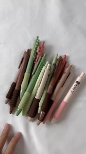 Set bút bi đệm tay béo màu pastel cao cấp BAG U S5BUTBEO512
