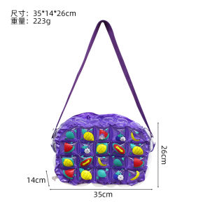 Seaside Play Waterproof Inflatable Beach Bag Family Travel Large Capacity Portable Shoulder Bag Vacation Pvc Stamp Crossbody Bag