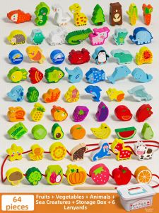 MWZ | Cognitive Training and Focus Beads Toy for 1-3 Years