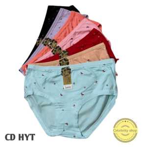 6pcs-CD Wanita Motif HYT Celana Dalam perempuan