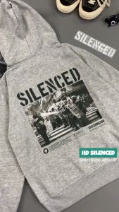 Dezirose Pullover Hoodie Pria Distro Silenced Cowok Cewek Bahan Fleece Tebal Premium Size M-XXL