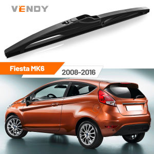 1 Chiếc Phía Sau Kính Chắn Gió Lưỡi Lau Cho Xe Ford Fiesta 6 MK6 2008-2016 Cao Su Đen Kính Chắn Gió Khăn Lau Phụ Kiện