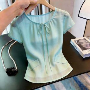 KUNAILIN | Slimming Age-Defying Short Sleeve Blouse