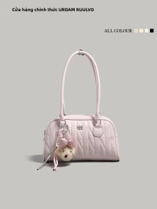 URCDN RDALVO | Túi Xách Phụ Nữ Mini Túi Đeo Chéo Túi Đựng Tay Túi Clutch Thời Trang Có Dây Đeo Ngắn Túi Da Nhẹ Cao Cấp Có Dây Treo Gấu Bông Dùng Hàng Ngày