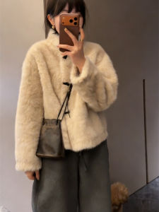 SHIMO | Trendy Small Size Shearling Outerwear Women Winter New 2026 Exclusive Elegance