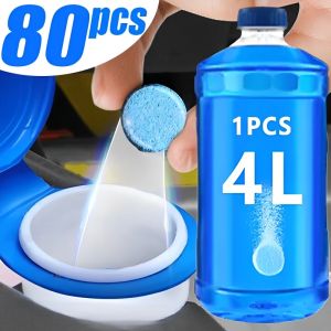 Car Windshield Wiper Cleaner Windscreen Strong Cleaning Effervescent Tablets Oil Film Remover Solid Washer Car Accessories
