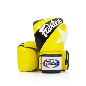 Fairtex Muay Thai Boxing Gloves Yellow Nation