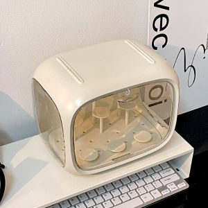 Hộp Đựng Đồ Trong Suốt Dung Tích Lớn Để Bàn Phòng Ngủ Ký Túc Xá Trưng Bày Đồ Chơi Hộp Đựng Đồ Gia Dụng