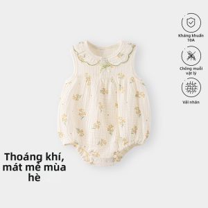 TONGLIANCHUXIN | Bodysuit Thoáng Khí Cotton cho Trẻ Sơ Sinh