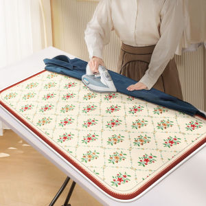 Bàn Sắt Gấp Gọn Phong Cách Tươi Mới Bàn Sắt Di Động Chống Nóng Tấm Lót Chống Bỏng Tấm Lót Máy Giặt Tấm Lót Bàn Sắt Bằng Vải Nhung