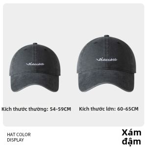 CKZUI | Mũ Lưỡi Trai Rộng Viền Thoáng Khí Giúp Gọn Mặt