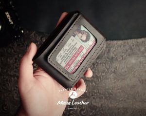 Dompet Pria Lipat Pendek Full Kulit Tanpa Lapisan