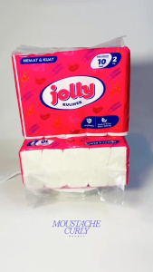 Pack Tisu Gulung Jolly / Tissue JOLLY Kuliner Coreless 10 Roll 2 Ply  Hemat Kuat & Halal