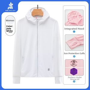Mexican | Lightweight UV Protection Sun Hat Detachable Hooded Jacket
