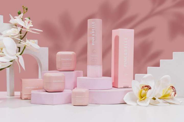 Pinkandbelle Whitening UV Emulsion Set Scrub Lotion Booster Soap Pati Ibu Putih Puteh Kekal Pemutih