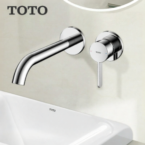 In-wall Faucet for Basin Hot and Cold