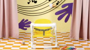 เก้าอี้ทานข้าวเด็กแบบพกพา Apramo รุ่น Flippa 3in1 จากอังกฤษ น้ำหนักเบา พับเก็บได้