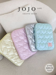 Sweet Ins Style Heart Shaped Flat Cotton Macaron Multi Color JOJOS L PD Trace Notebook Bag Handheld Briefcase European Style