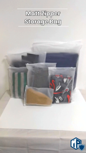 Reusable Zipper Bag for Clothes | Storage Bag | Sealable bag | Zip Pouch | Zip Bag | Reusable bag | Cloth Bag
