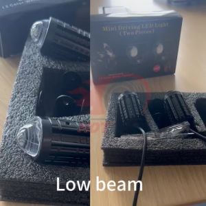 HOTSPEED Mini Driving Light 4 Modes for Motorcycle LED Headlight 60W With Domino Switch Fog Light