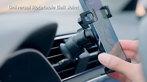 Giá đỡ giá treo điện thoại khóa tự động dùng trên xe hơi ôtô Baseus Metal Age Gravity Car Mount gắn cửa gió máy lạnh