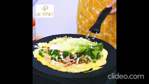Behogar Non-stick Pancake Egg Crepes Chapattis Flat Frying Fry Pan for Home Restaurant Kitchen Supplies