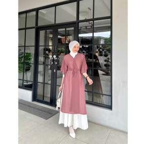 NARA OUTER CERUTY LENGAN KRIWIL | Outerwear Casual Wanita - Premium Mewah Elegan Atasan Kardigan Panjang