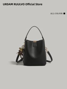 URCDN RDALVO | Multi-functional Oil Wax Leather Bucket Bag