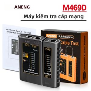 ANENG | ANENG M469D Máy Kiểm Tra Cáp Mạng RJ45 RJ11 Máy Kiểm Tra Cáp Ethernet Với 2 Chế Độ Tốc Độ Dành Cho Thợ Điện Công Cụ Sửa Chữa Mạng Tại Nhà