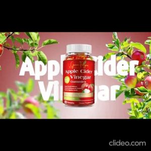 Green Fingers Apple Cider Vinegar Gummies Healthy Weight Control Detox Promotes the Digestive System 60pcs