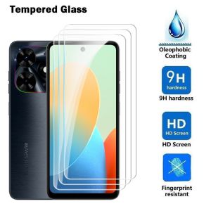 Screen Protector For infinix Hot30 Hot30Play Hot30i Infinix Note30Pro Full Cover Clear Tempered Glass HD Film Protective Glass Anti Scratch 9H Hardness