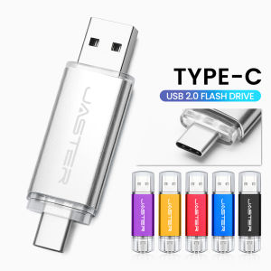 Jaster | TYPE C USB Flash Drive Mini Metal USB-C Pen Drive USB-C Memory Stick Cle USB Stick Business Gift Pendrive 128GB 64GB 32GB 16GB