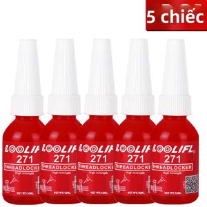 LOOLIFL | 50ml Keo Dán Ren Màu Xanh Lam Cho Đai Ốc-bu Lông-vít Chất Kết Dính Kỵ Khí Chất Bịt Kín Chất Bịt Kín Chống Gỉ Độ Bền Trung Bình Keo Kim Loại