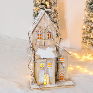 Large Christmas Tree Scene Decoration Package Luminous Davids Deer Snowman Shopping Mall Hotel Holiday Decoration Christmas Decoration