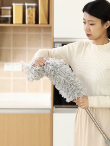 IDEKU  Kemoceng Microfiber 28 Meter – Kemoceng Flexible Kemoceng Telescopic Tarik 280 CM Pembersih Langit Langit Rumah Kemoceng Gagang Tarik Panjang Kemoceng Multifungsi