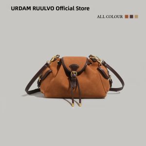 URCDN RDALVO | Fashionable Suede Drawstring Bucket Bag
