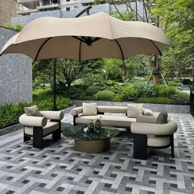 New Simple Outdoor Wicker Chair Set Three Pieces Balcony Small Table Chair Casual Backless Chairs Outdoor Table Chair Group