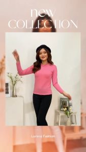 Manset Wanita Korean Style Kerah Tinggi (Turtleneck) / Manset / Inner (BAYAR DITEMPAT)