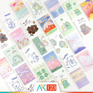 Buku Catatan / Notebook A5 Motif Lucu / Fancy / Kartun / Karakter / 3D Lukisan Alam Cat Minyak Estetik / Aesthetic / Esthetic Nature Oil Painting NBMI-04